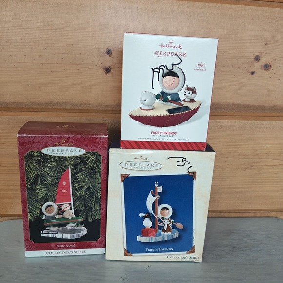 Hallmark Other - Hallmark Keepsake Ornament Frosty Friends Bundle of 3 35th Anniversary +2 H2